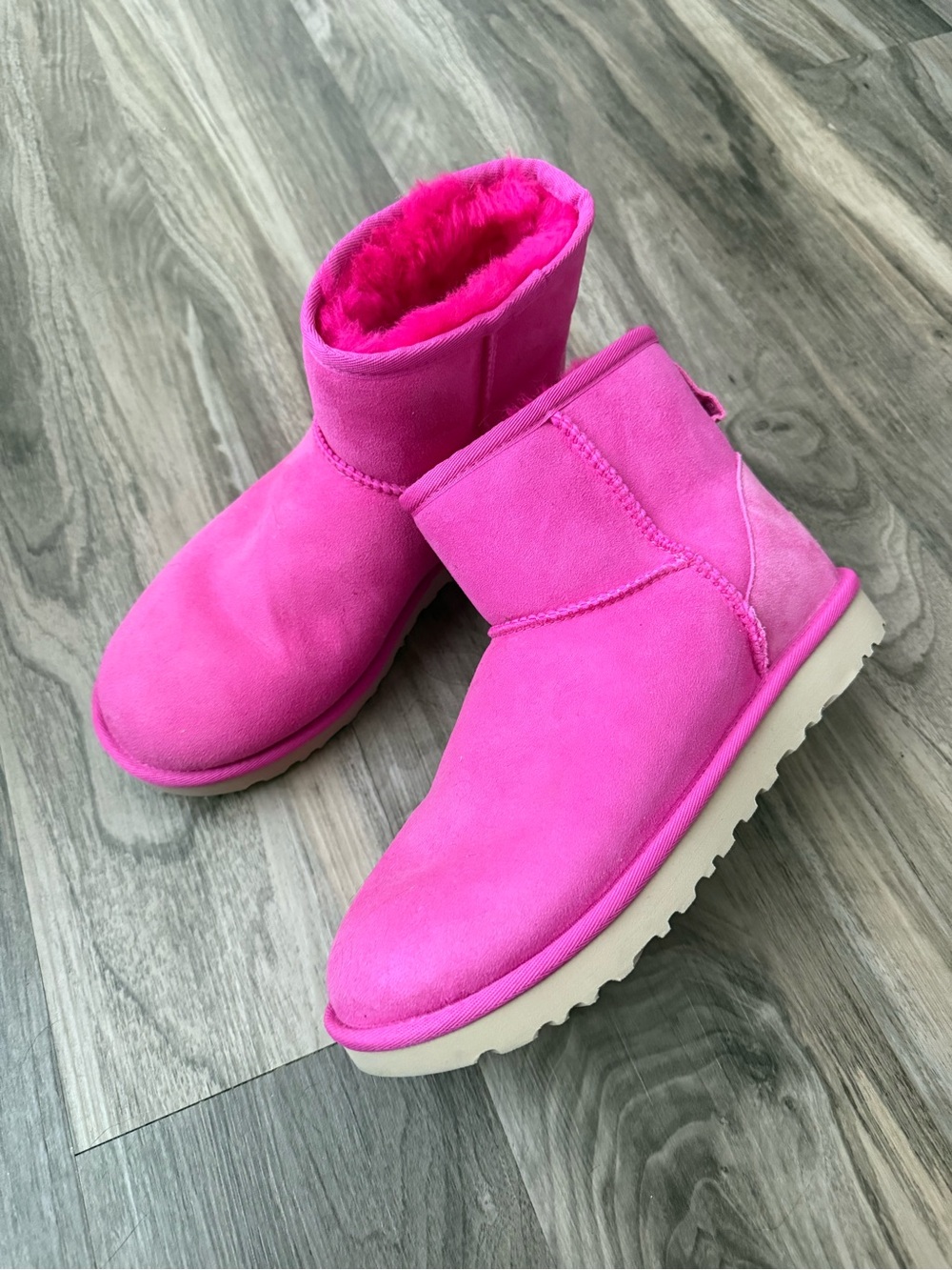 Hot Pink mini uggs